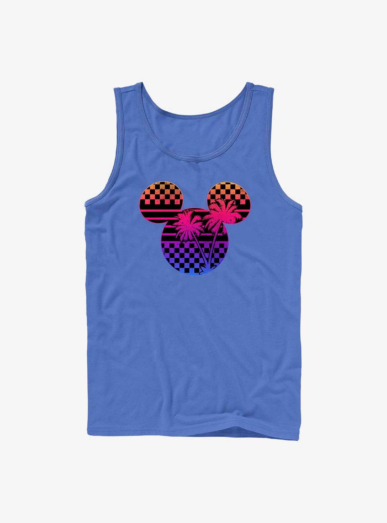 Disney Mickey Mouse Roadster Palm Mickey Tank Top, ROYAL, hi-res