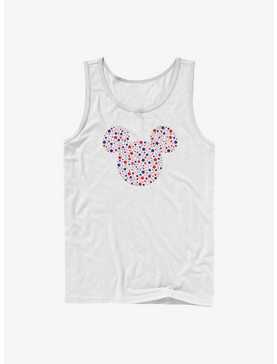 Disney Mickey Mouse Stars And Ears Tank Top, WHITE, hi-res
