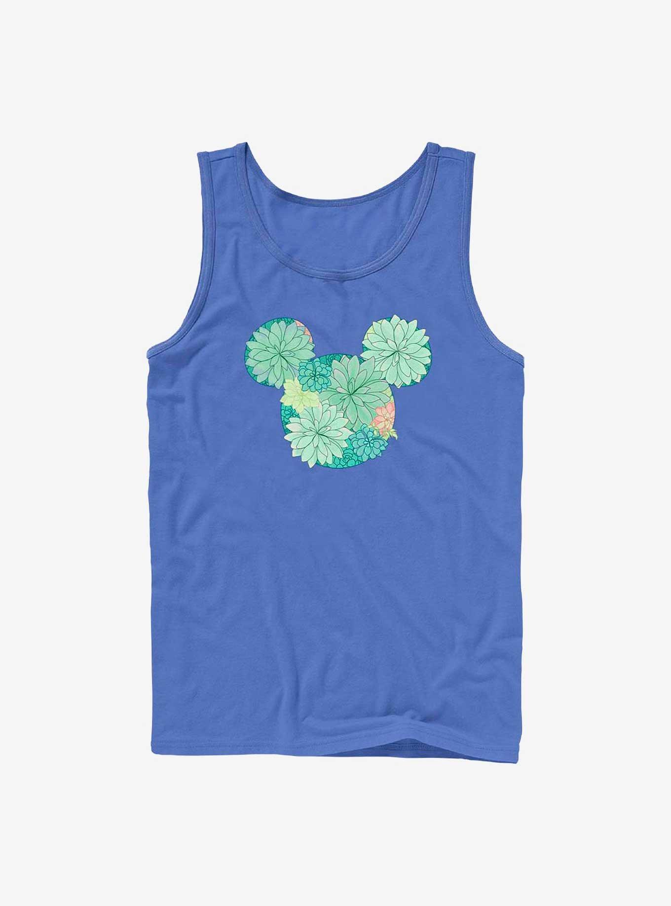 Disney Mickey Mouse Succulents Tank Top, ROYAL, hi-res