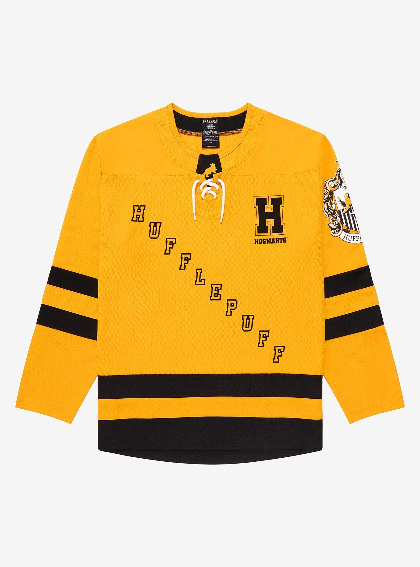Harry Potter Hufflepuff Hockey Jersey - BoxLunch Exclusive, GOLDEN YELLOW, hi-res