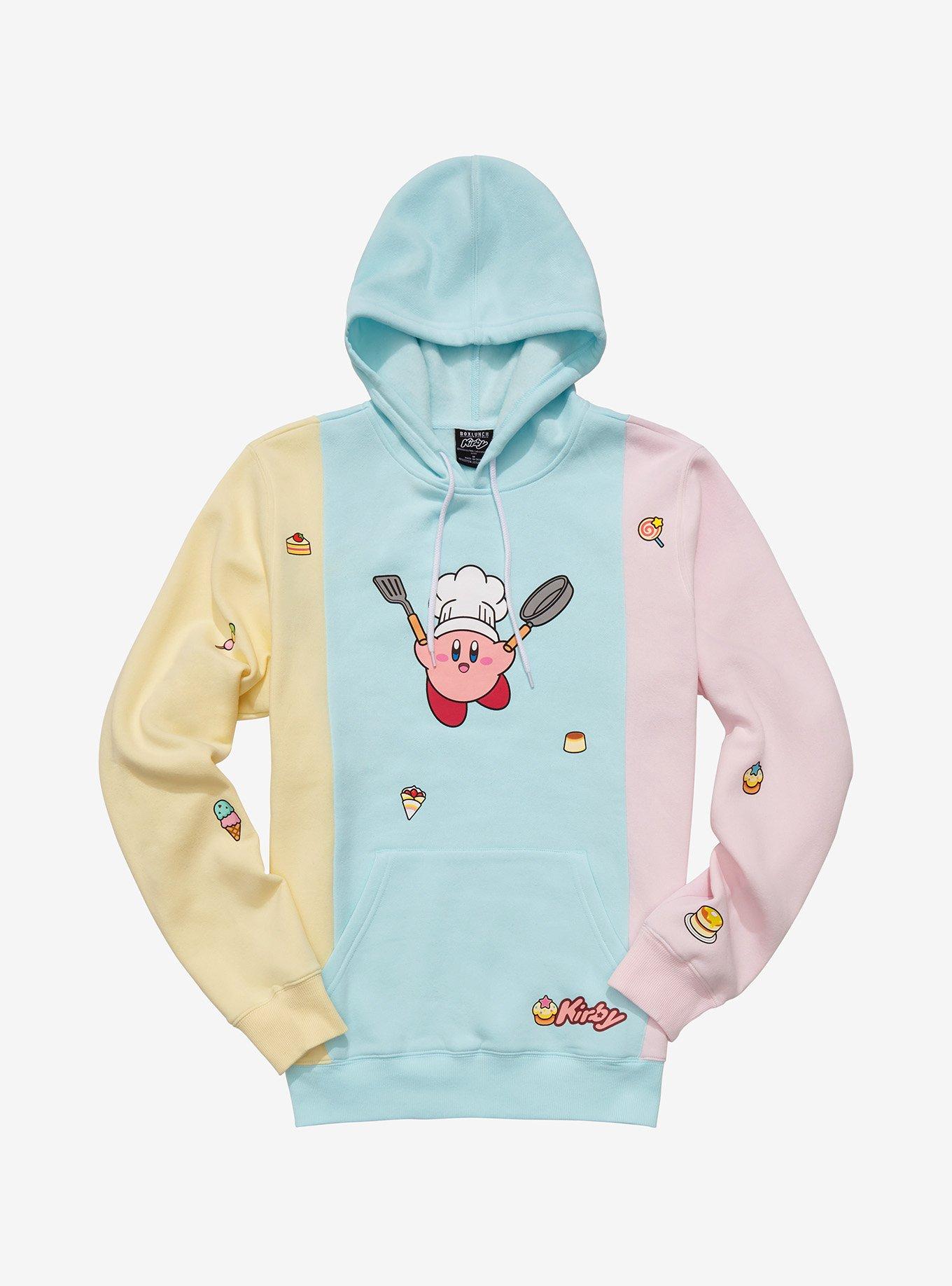 Nintendo Kirby Chef Kirby Color Blocked Hoodie - BoxLunch Exclusive, , hi-res