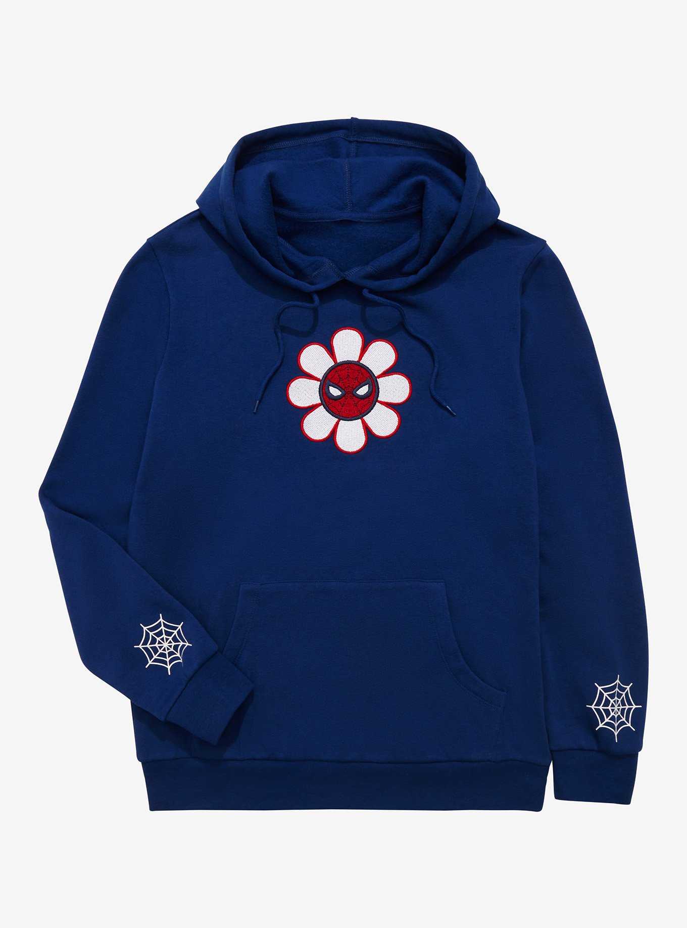 Marvel Spider-Man Flower Mask Hoodie - BoxLunch Exclusive, , hi-res