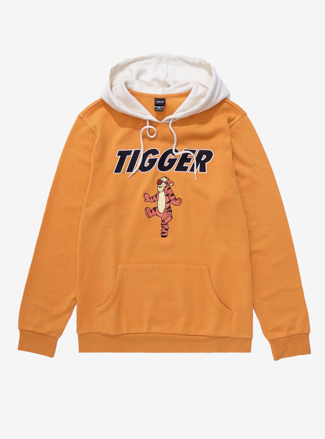 Winnie the Pooh Tigger Contrast Hoodie - BoxLunch Exclusive, ORANGE, hi-res