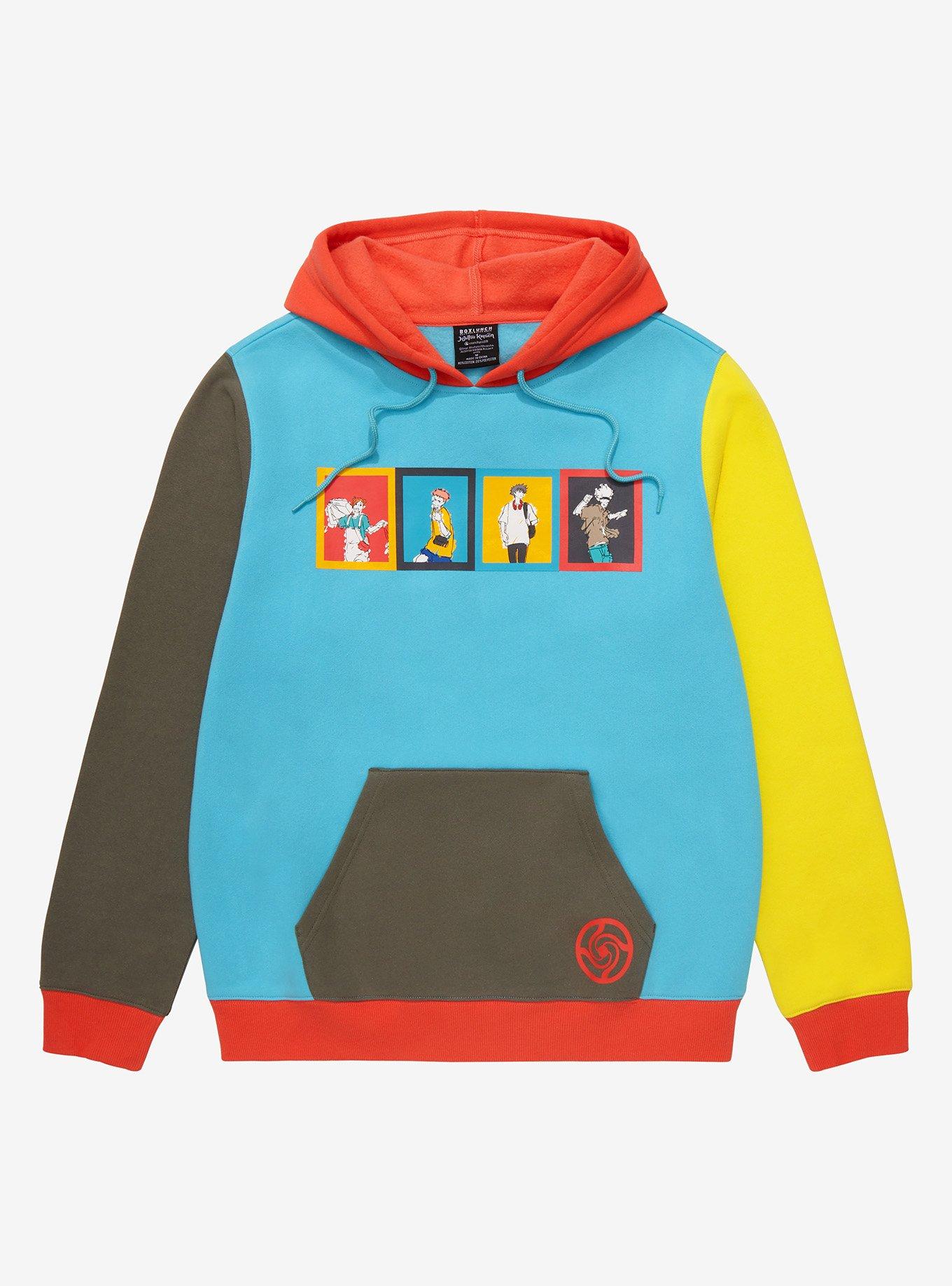 Multi color 2025 block hoodie