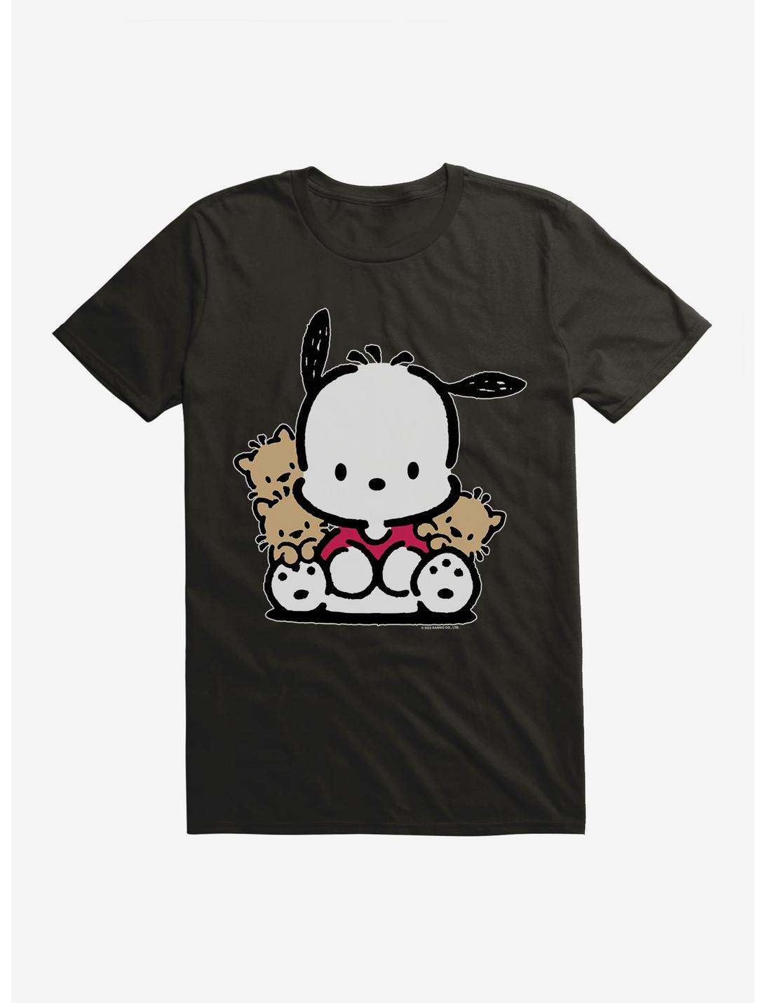 Pochacco Sitting With Friends T-Shirt, , hi-res