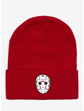 Friday The 13th Jason Red Beanie, , hi-res