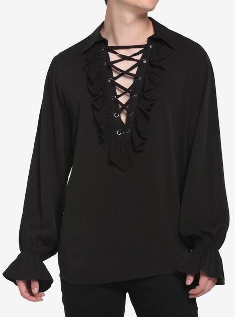 トップス BPN Ruffle Lace-up T-shirt Archive 00s トップス BPN Ruffle Lace-up T-shirt Archive 00s 18676591_hi?h=630