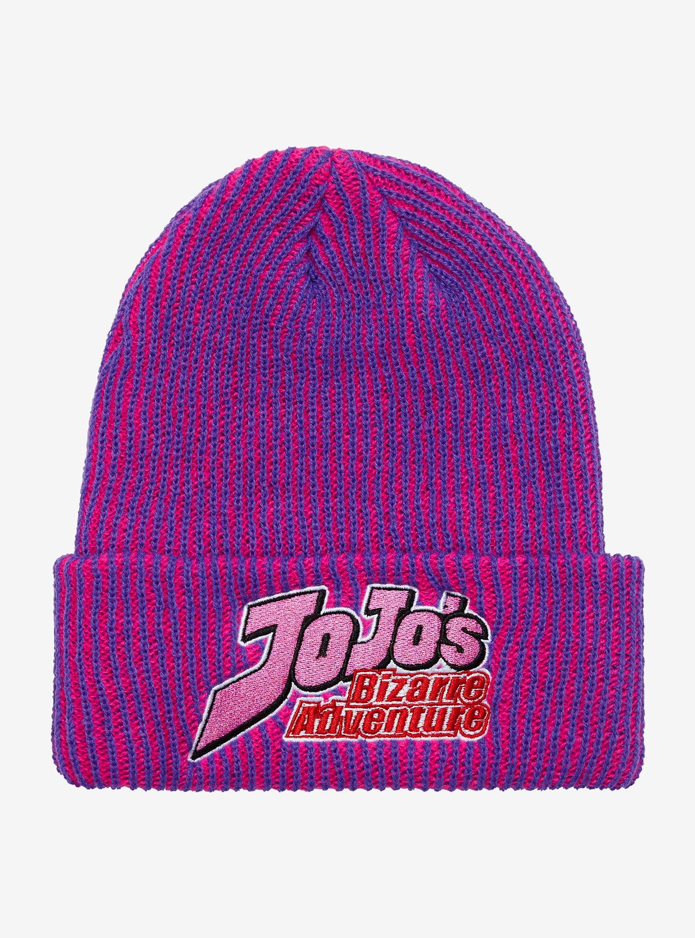 JoJo's Bizarre Adventure Pink Ribbed Beanie, , hi-res