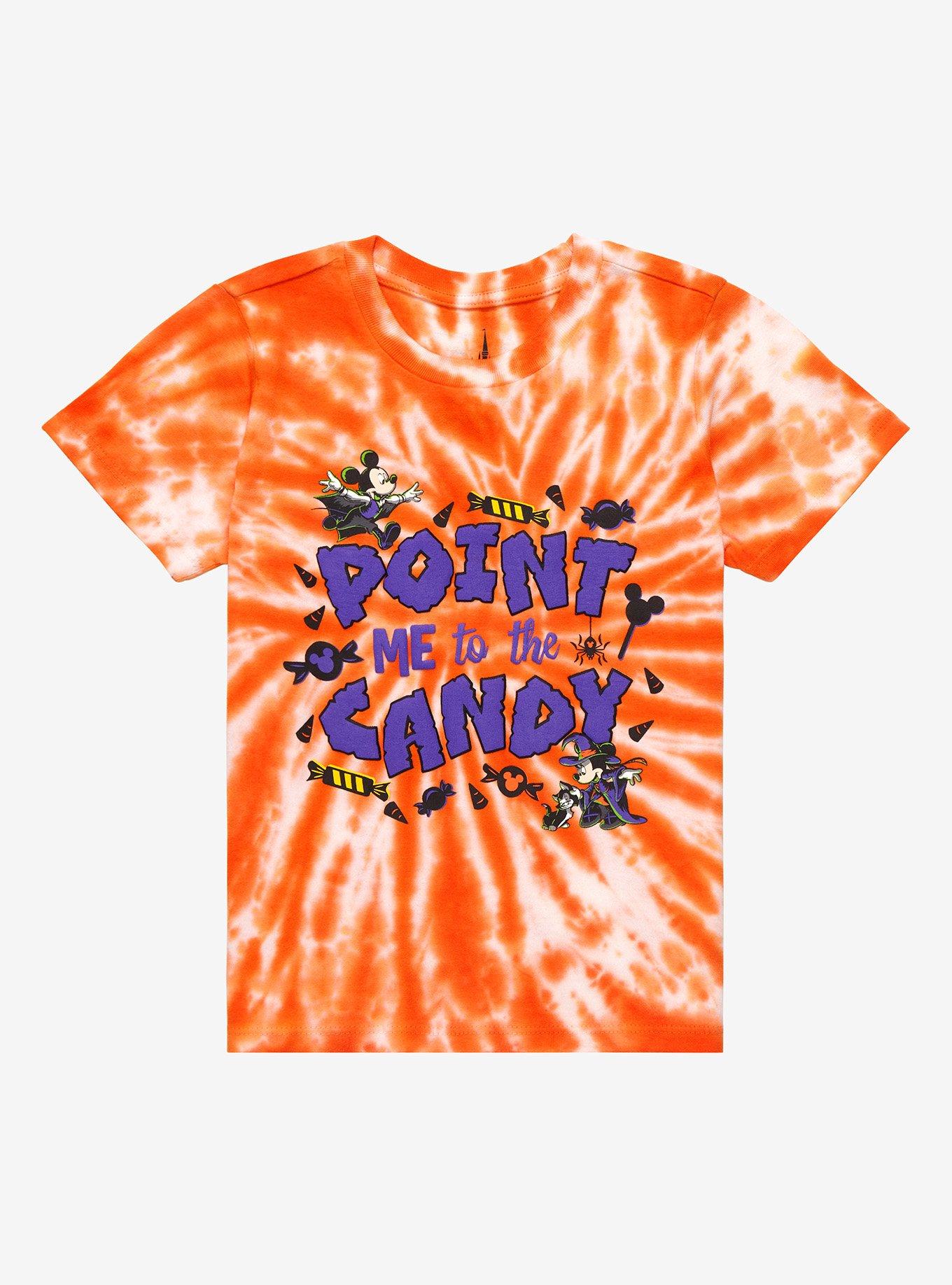 Disney Walt Disney World 50th Anniversary Mickey & Minnie Candy Tie-Dye Toddler T-Shirt - BoxLunch Exclusive, TIE DYE, hi-res