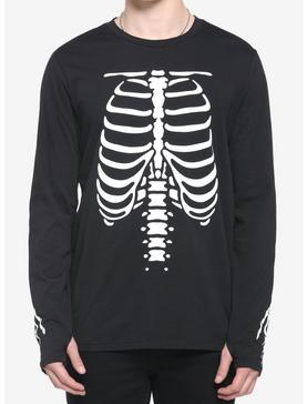 Skeleton Bones Long-Sleeve T-Shirt, , hi-res