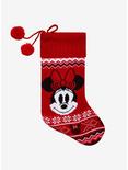Disney Minnie Mouse Knit Stocking Hot Topic Exclusive, , hi-res
