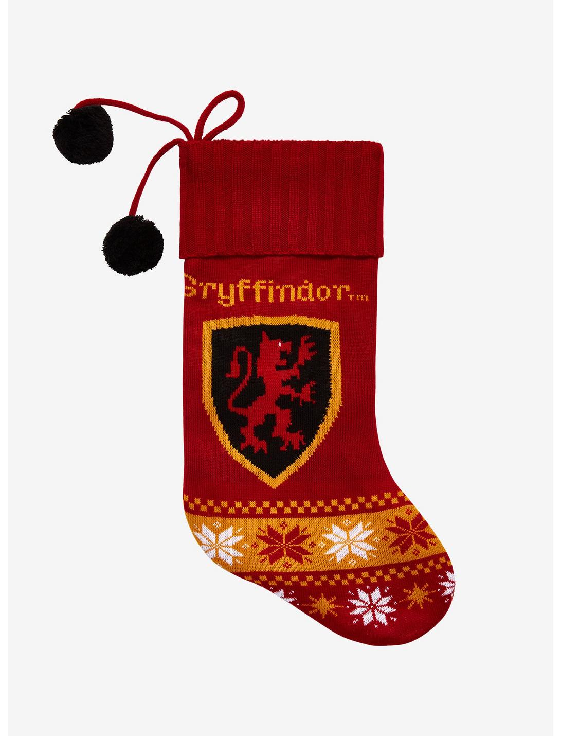 Harry Potter Gryffindor Knit Stocking Hot Topic Exclusive, , hi-res