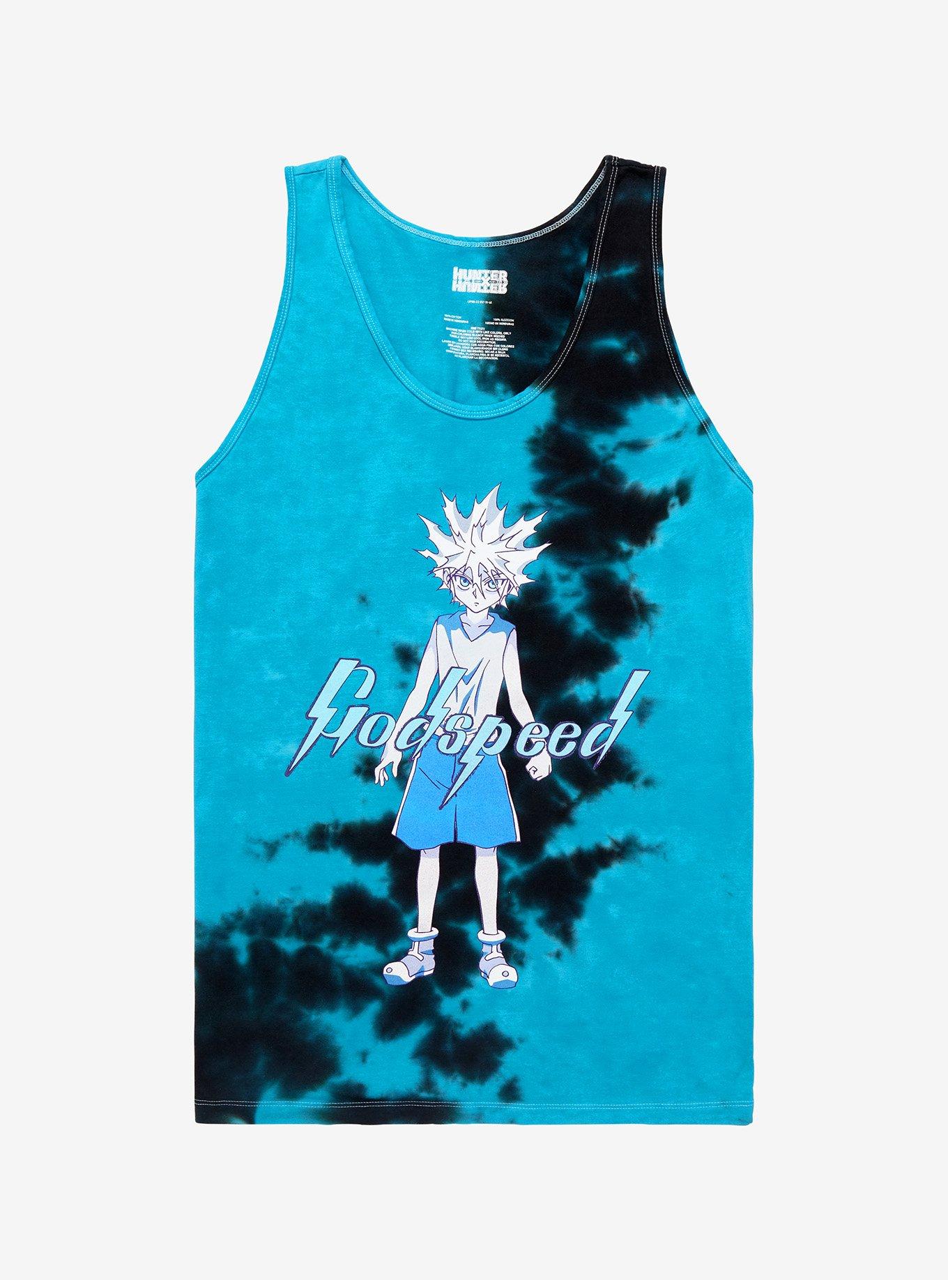 HUNTER×HUNTER Hunter X Hunter Killua Godspeed Tie-Dye Tank Top | Hot Topic