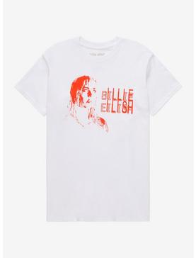 Billie Eilish Pixel Portrait Boyfriend Fit Girls T-Shirt, , hi-res