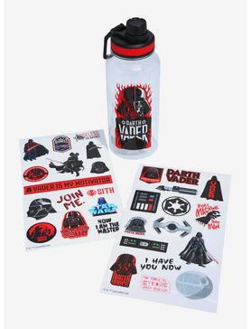 Star Wars Darth Vader Sticker Water Bottle Set, , hi-res