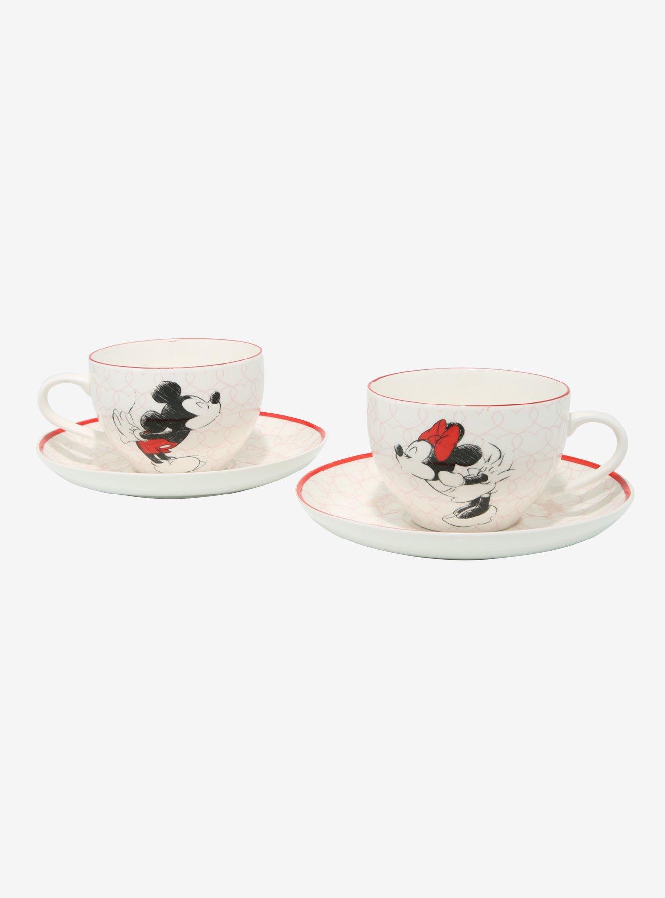 Disney Mickey Mouse & Minnie Mouse Kiss Teacup Set, , hi-res