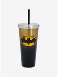 DC Comics Batman Logo Stainless Steel Travel Cup, , hi-res