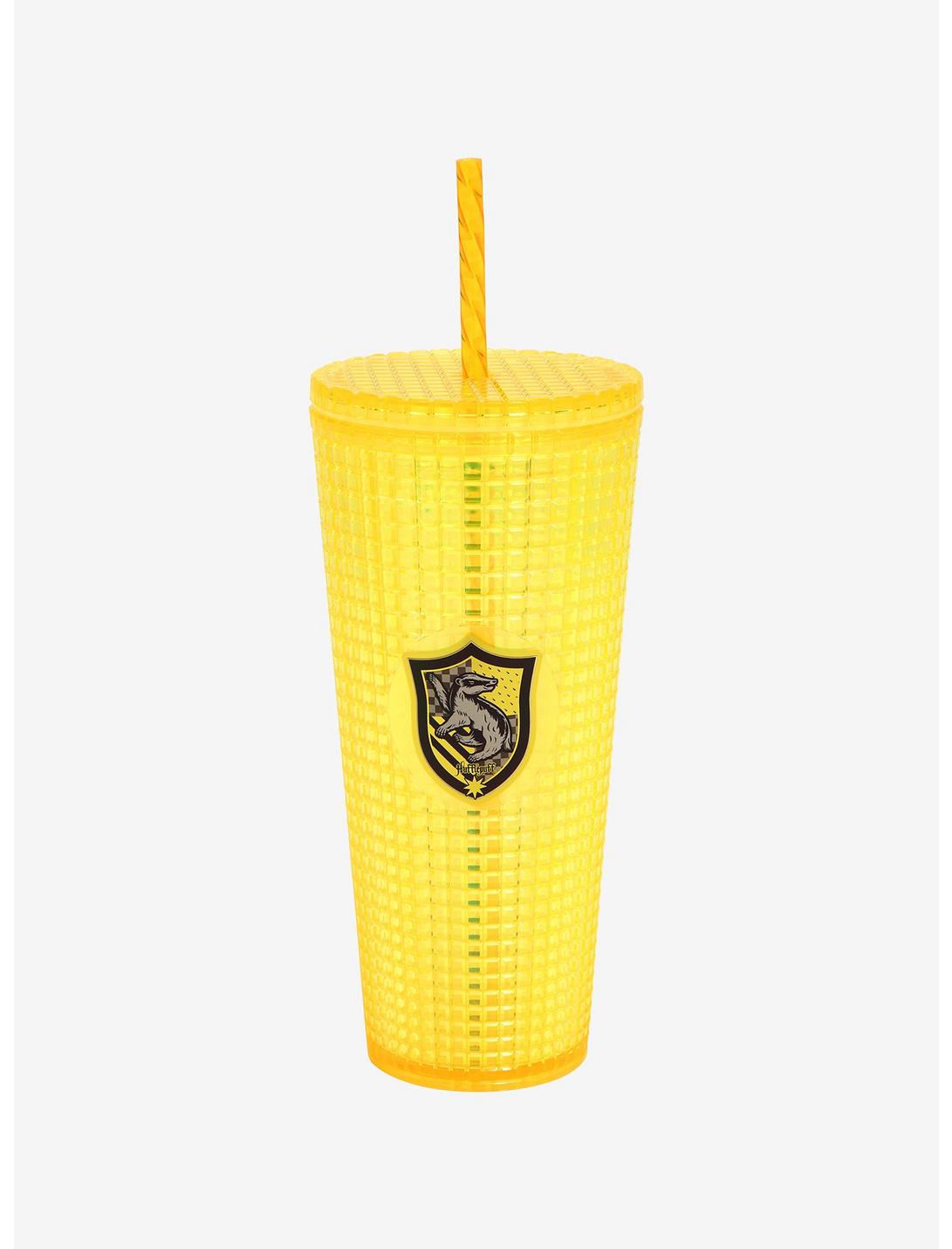 Harry Potter Hufflepuff Yellow Textured Acrylic Travel Cup, , hi-res