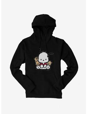 Pochacco Sitting With Friends Hoodie, , hi-res