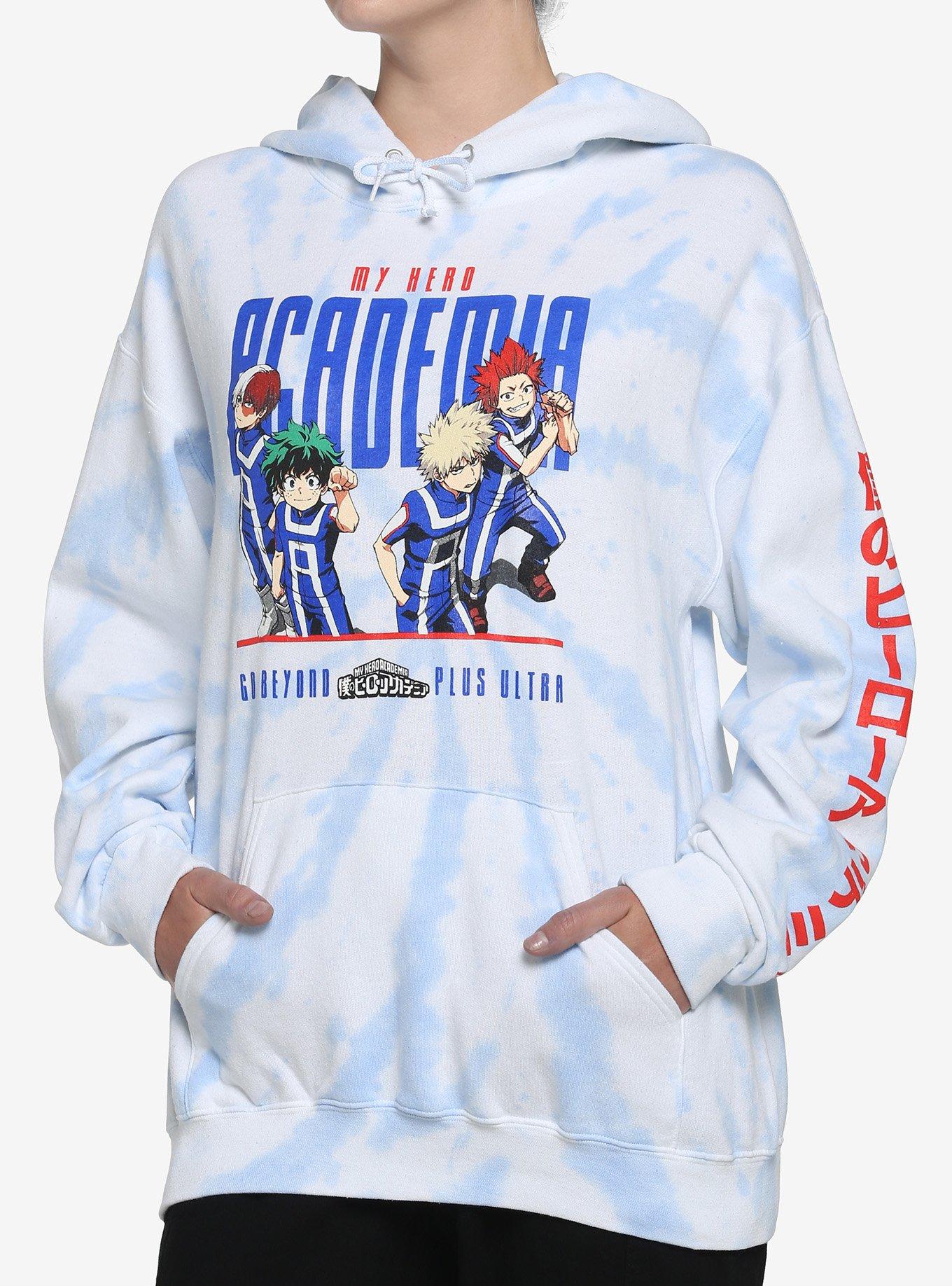 My Hero Academia Training Group Tie-Dye Girls Hoodie, MULTI, hi-res