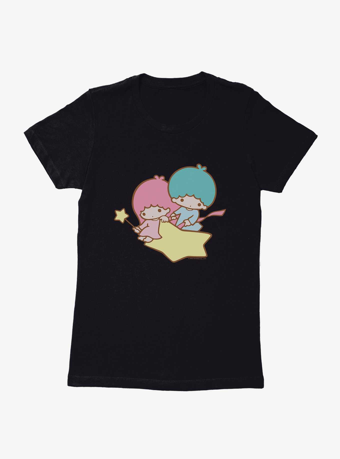 Little Twin Stars Flying Over Womens T-Shirt, , hi-res