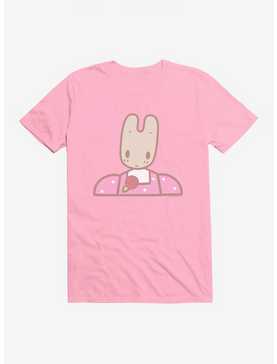 Marron Cream Pink Bunny T-Shirt, , hi-res