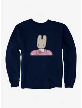 Marron Cream Pink Bunny Sweatshirt, , hi-res