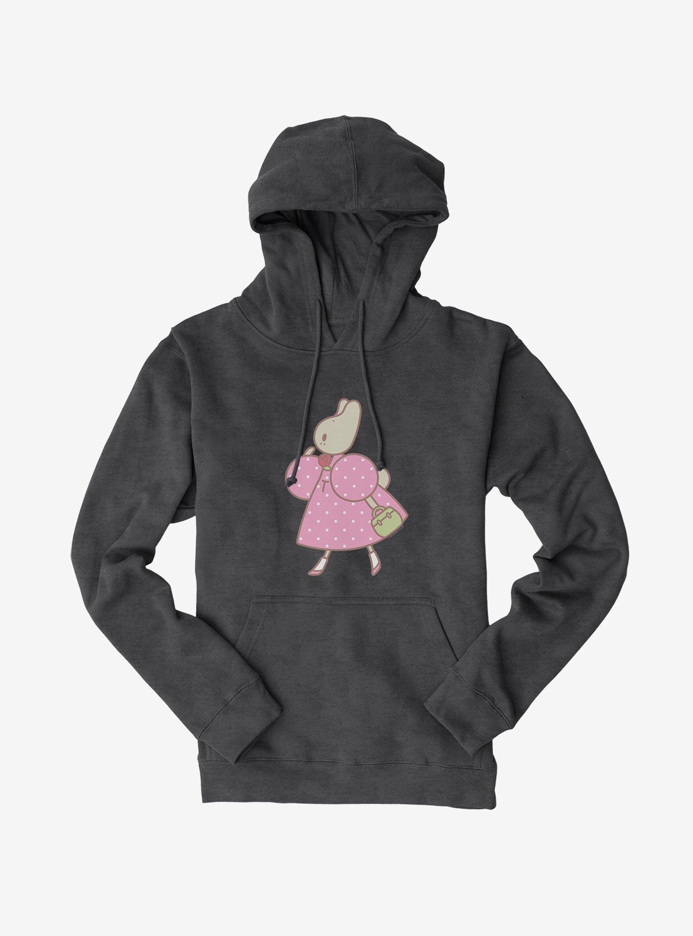 Marron Cream Taking A Stroll Hoodie, CHARCOAL HEATHER, hi-res