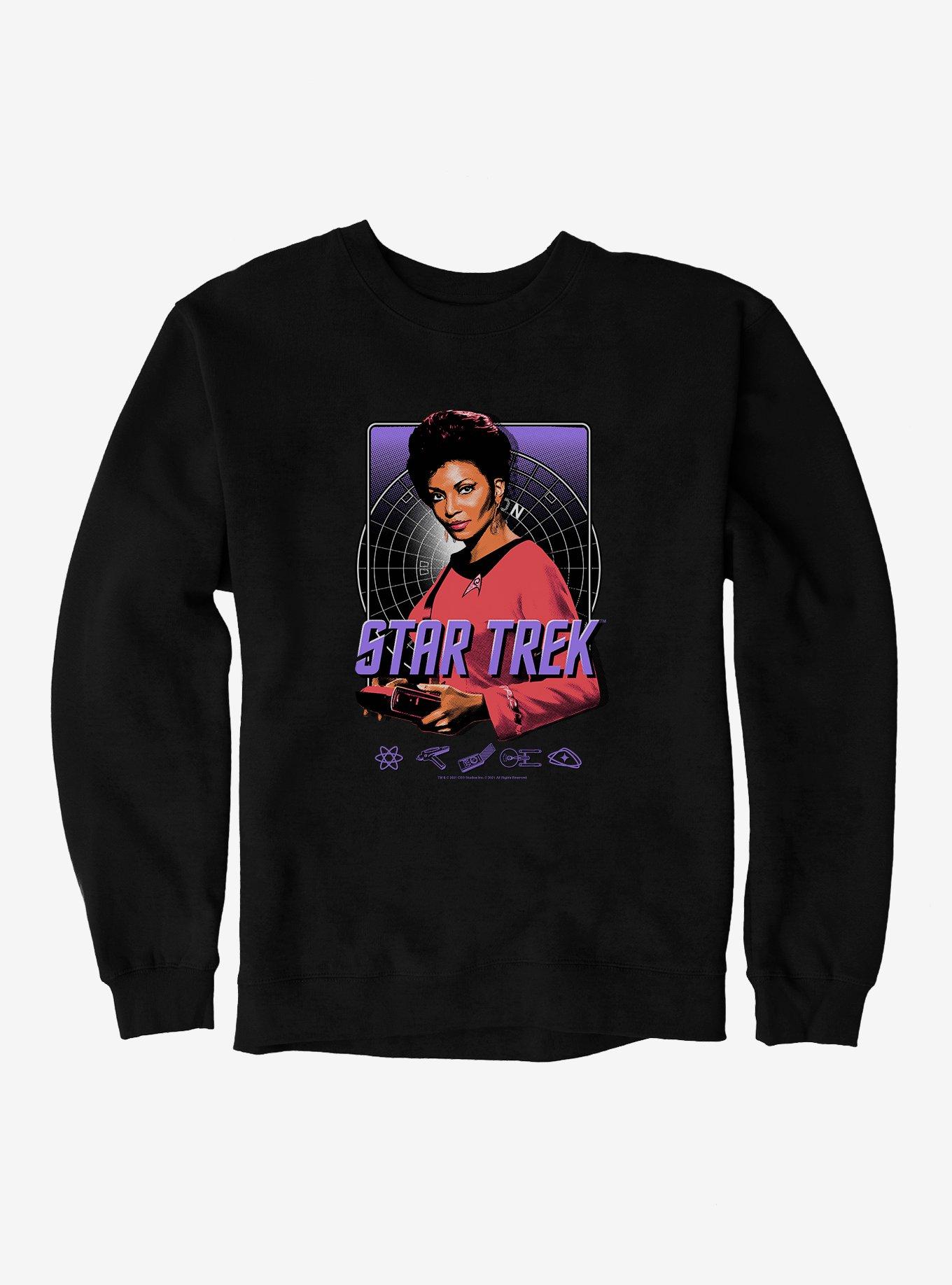 Star Trek Nyota Uhura Portrait Sweatshirt, BLACK, hi-res