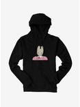 Marron Cream Pink Bunny Hoodie, , hi-res