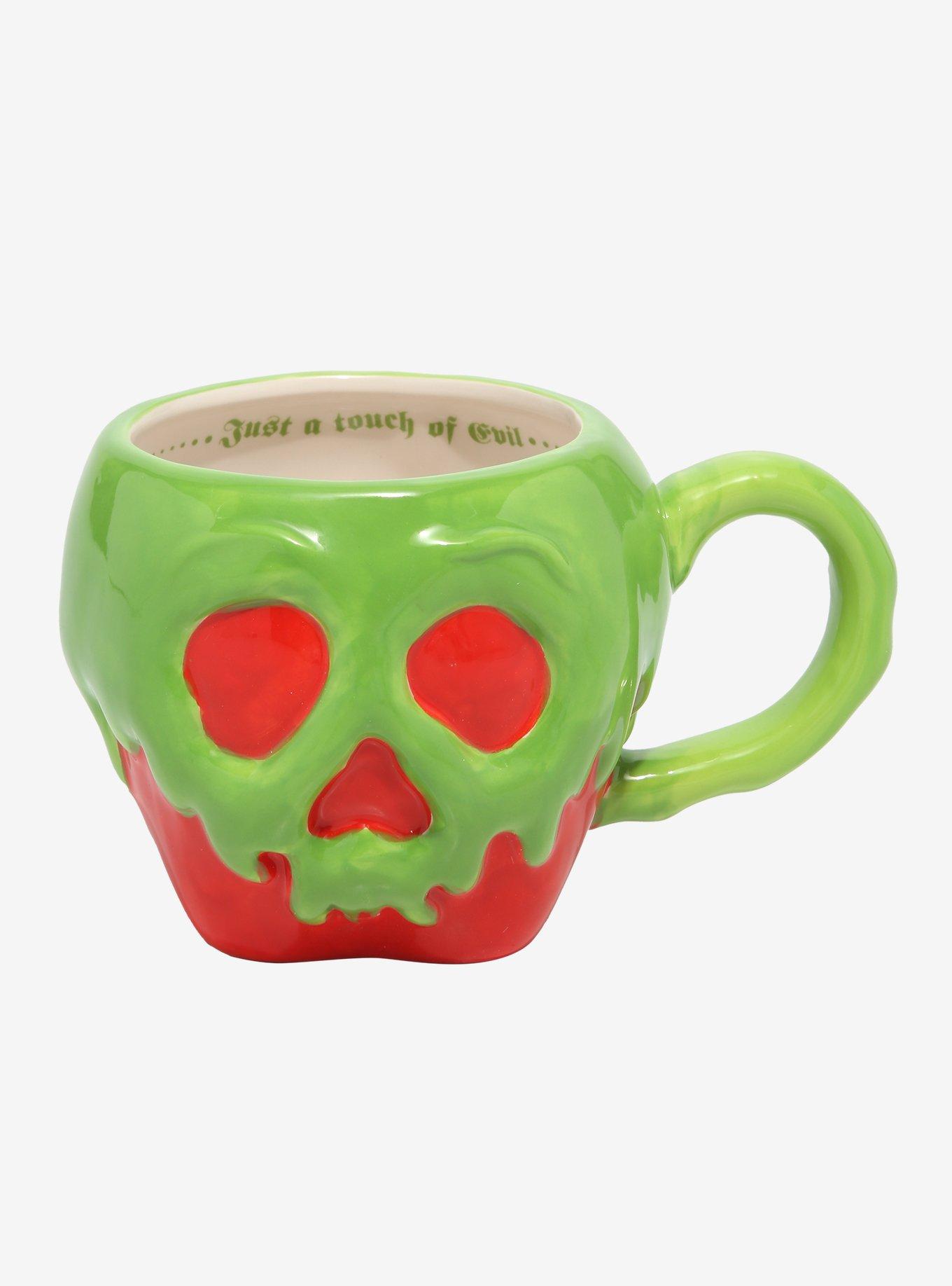 Disney Snow White And The Seven Dwarfs Green Poison Apple Mug, , hi-res
