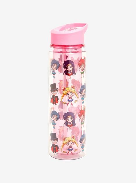 Powerpuff Girls Faces Portable Insulated Water Bottle - White