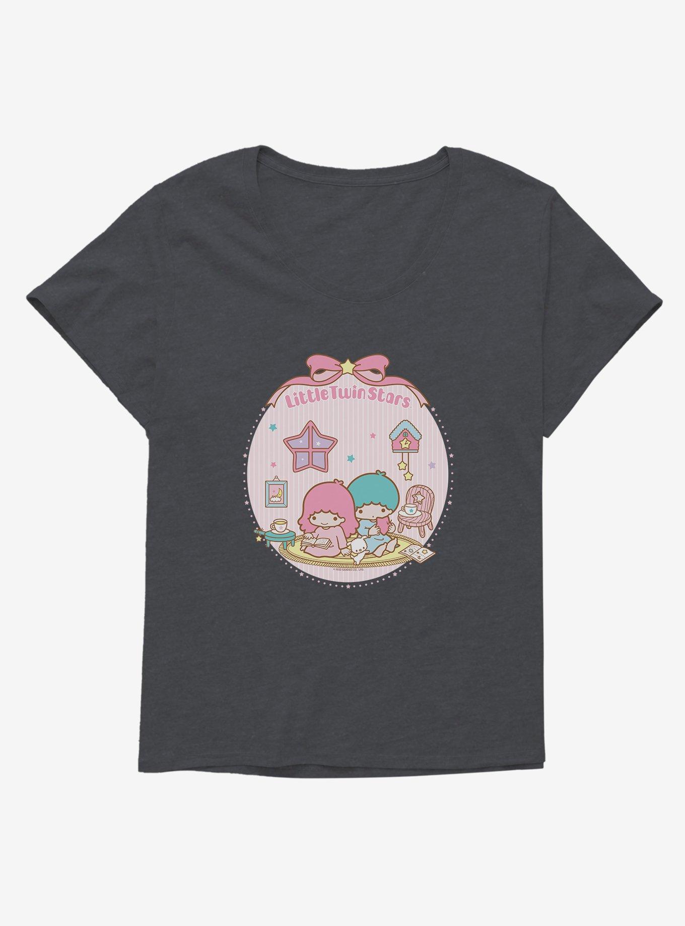 Little Twin Stars Cozy Home Girls T-Shirt Plus Size, , hi-res