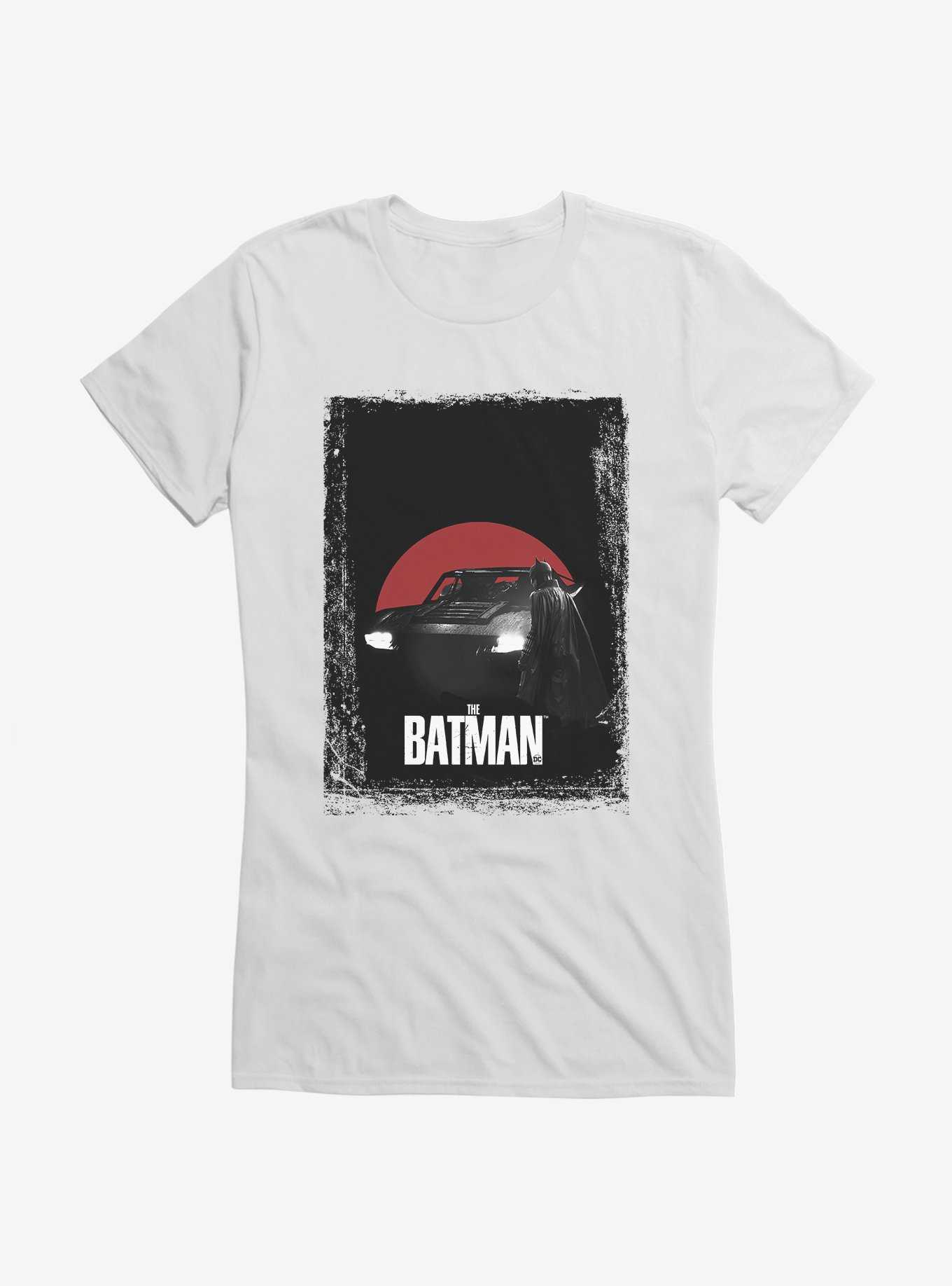 DC Comics The Batman Batmobile Girls T-Shirt, WHITE, hi-res