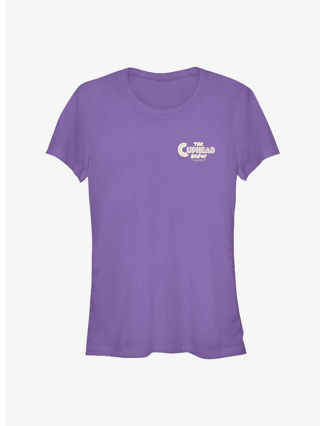 The Cuphead Show! Cuphead Show Logo Girl's T-Shirt, PURPLE, hi-res
