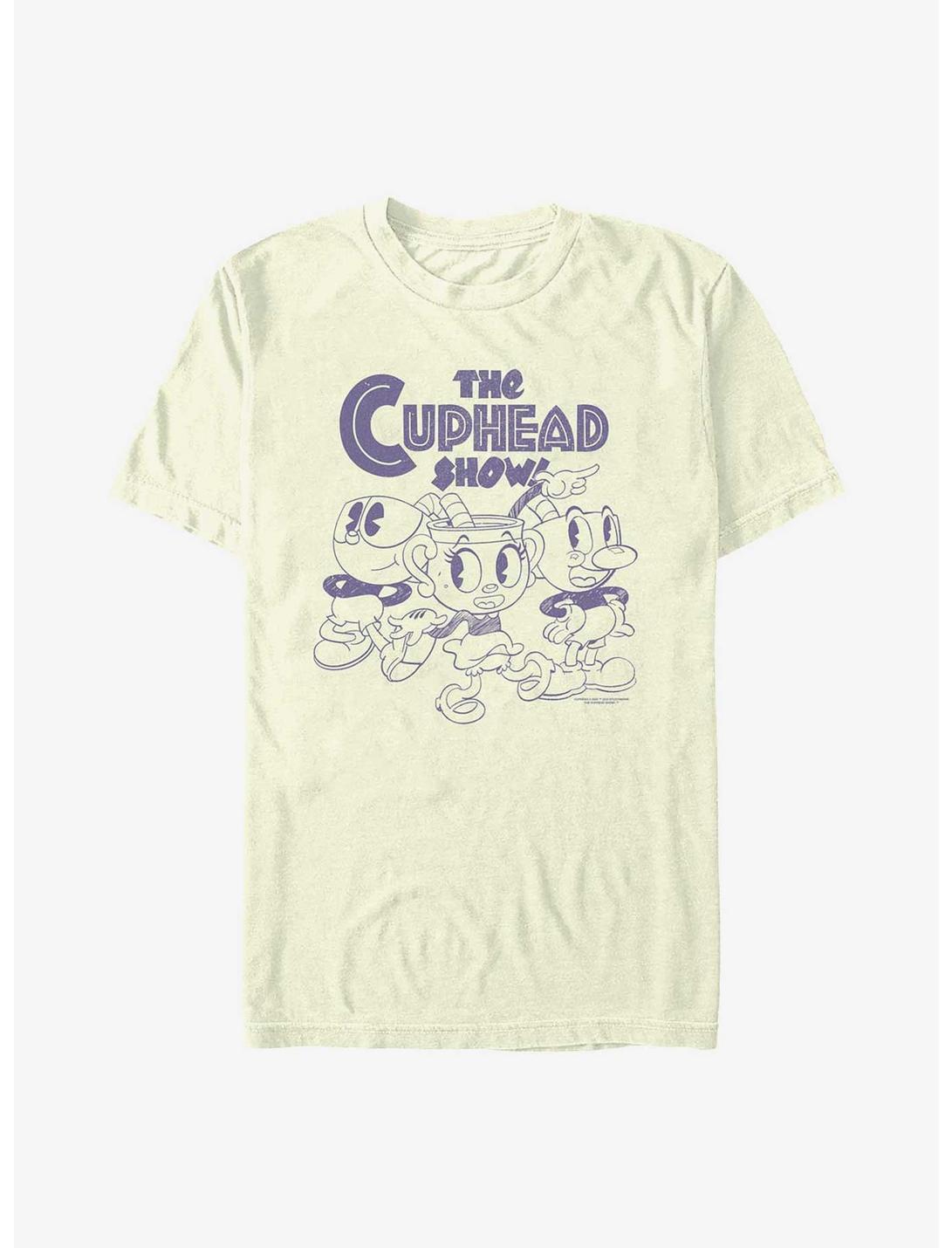The Cuphead Show! Plucky Three T-Shirt, NATURAL, hi-res