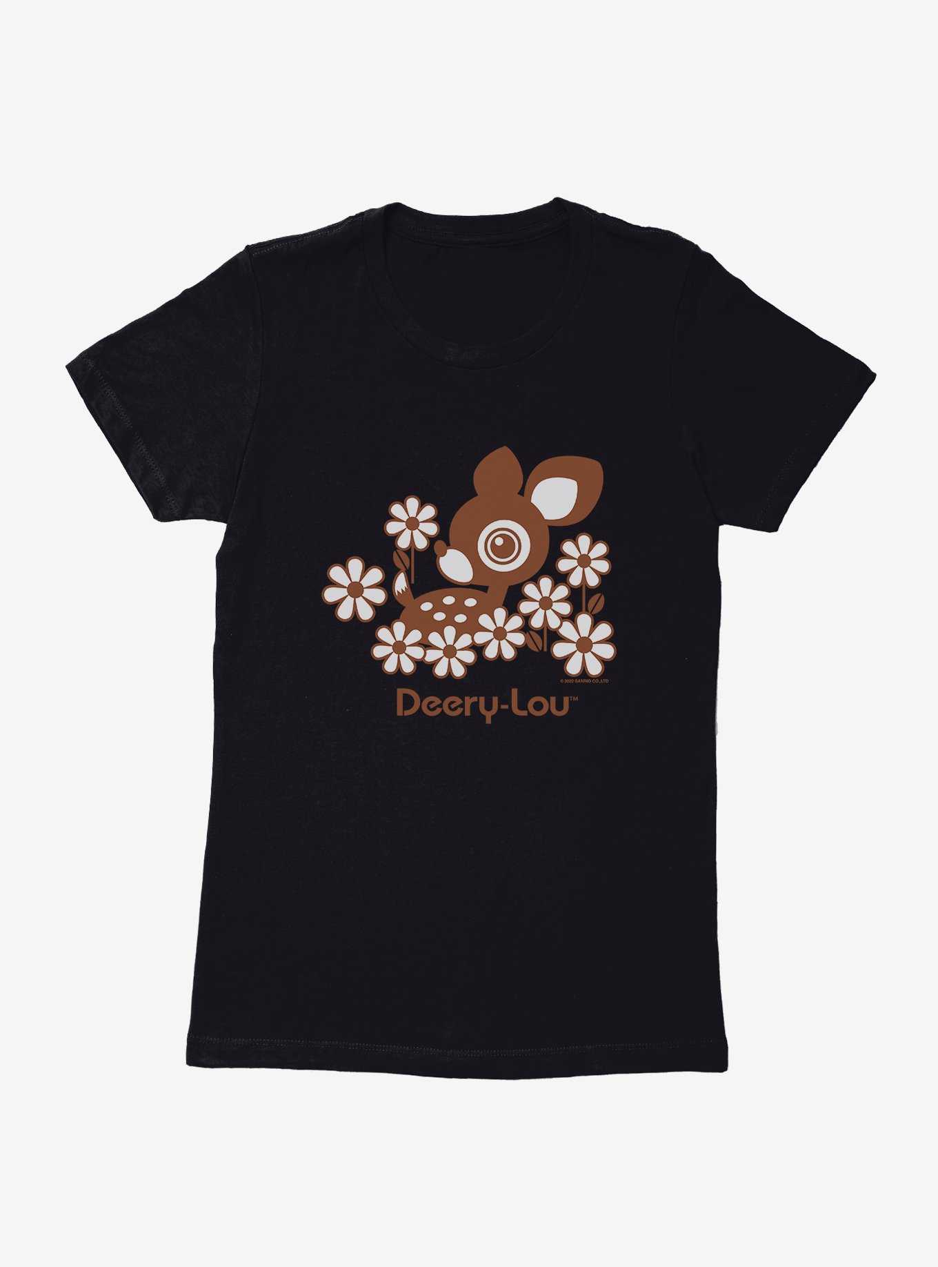 Deery-Lou Floral Design Womens T-Shirt, , hi-res