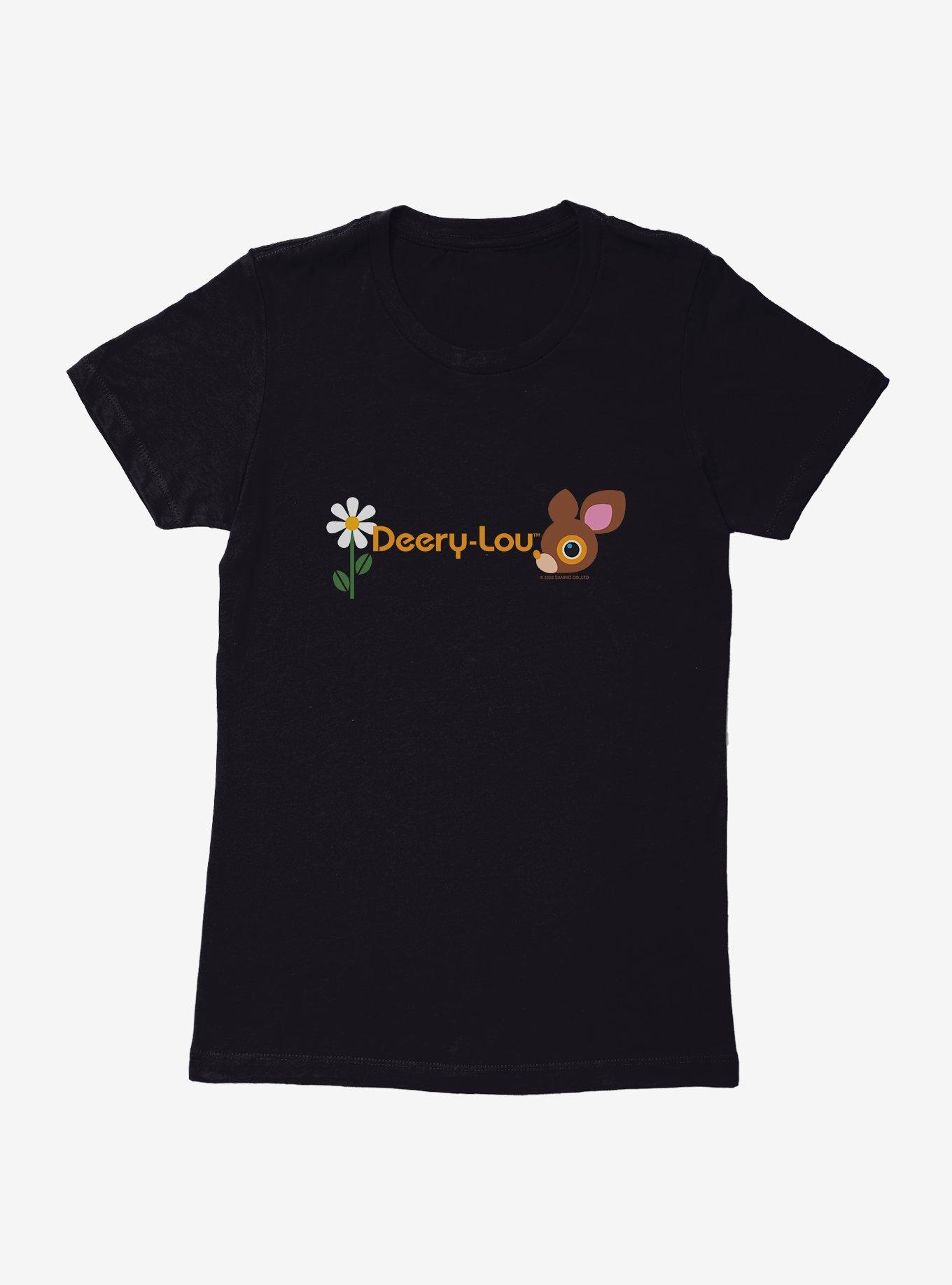 Deery-Lou Flower Logo Womens T-Shirt, , hi-res