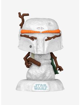 Funko Star Wars: Holiday Pop! Snowman Boba Fett Vinyl Bobble-Head, , hi-res