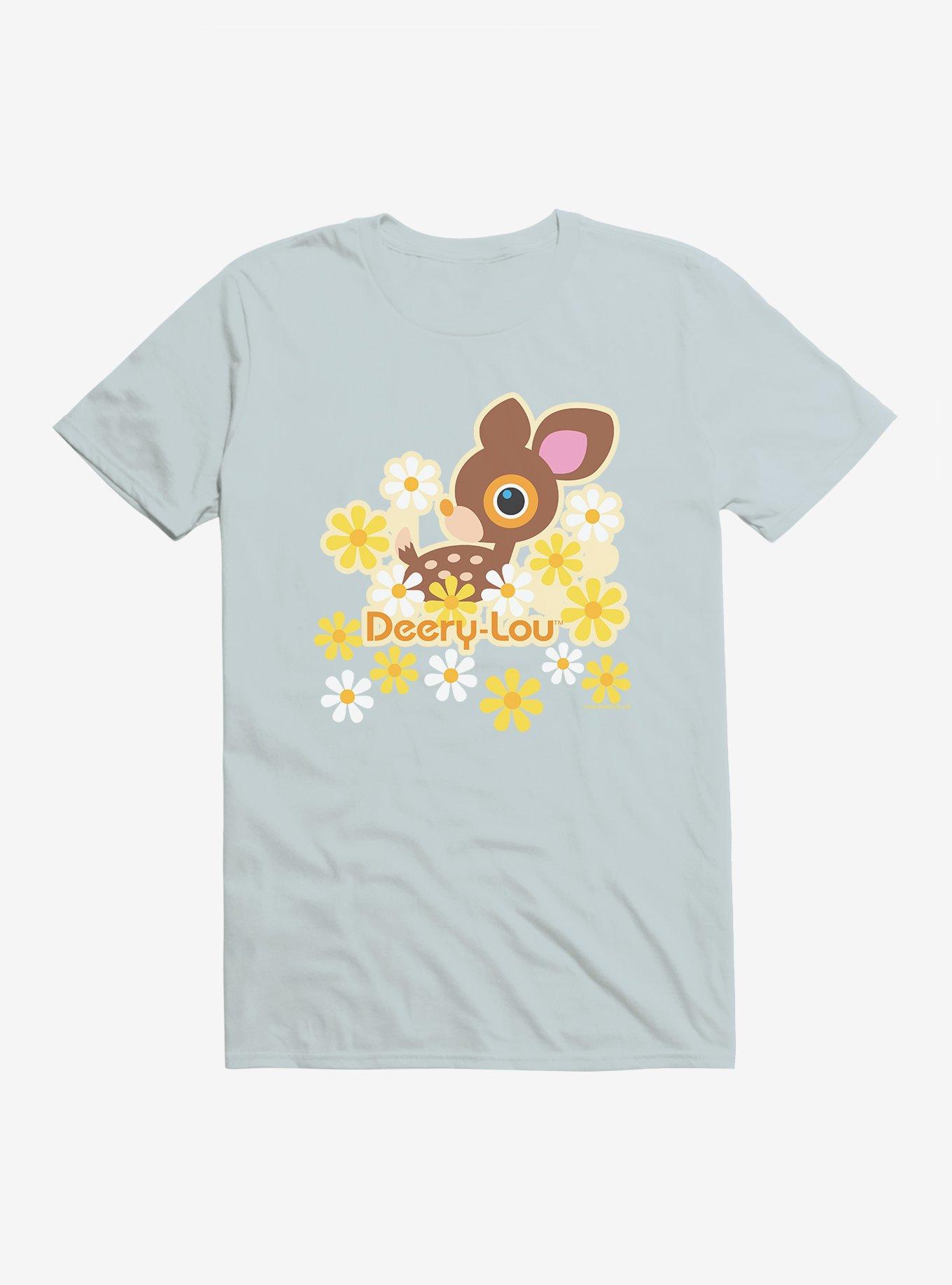 Deery-Lou Floral Energy T-Shirt, LIGHT BLUE, hi-res