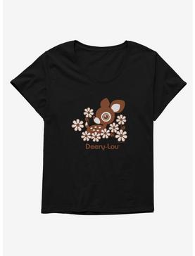 Deery-Lou Floral Design Womens T-Shirt Plus Size, , hi-res