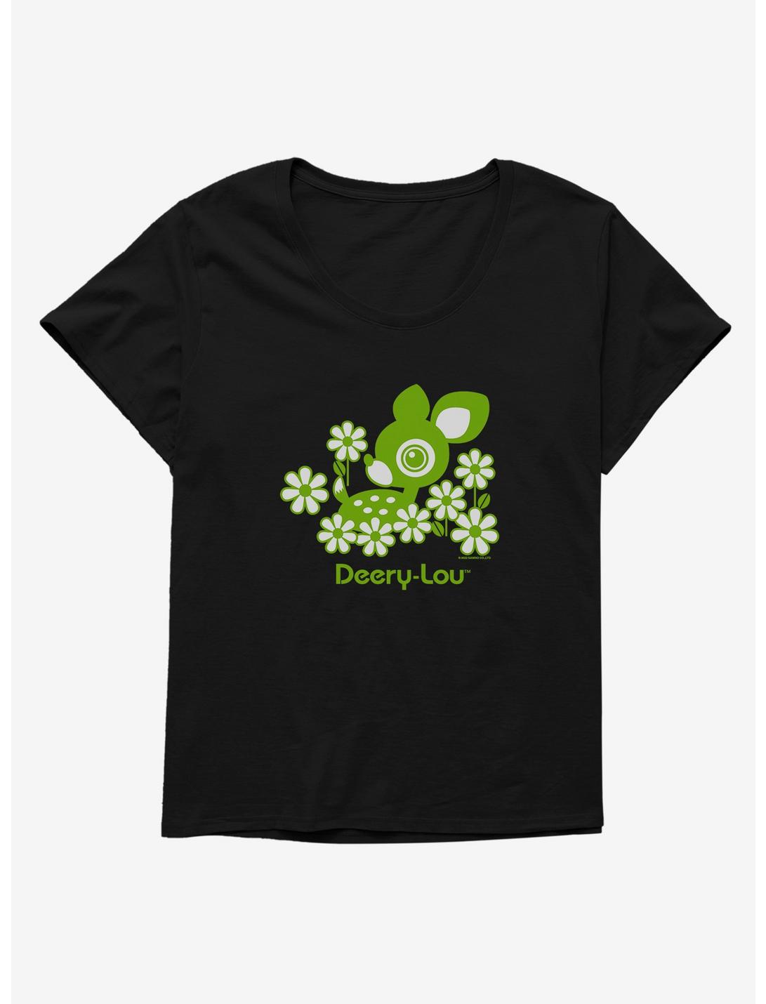 Deery-Lou Floral Green Design Womens T-Shirt Plus Size, , hi-res