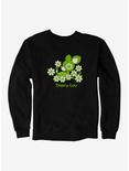 Deery-Lou Floral Green Design Sweatshirt, , hi-res
