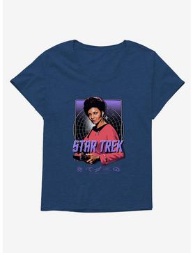 Star Trek Nyota Uhura Portrait Girls T-Shirt Plus Size, NAVY  ATHLETIC HEATHER, hi-res