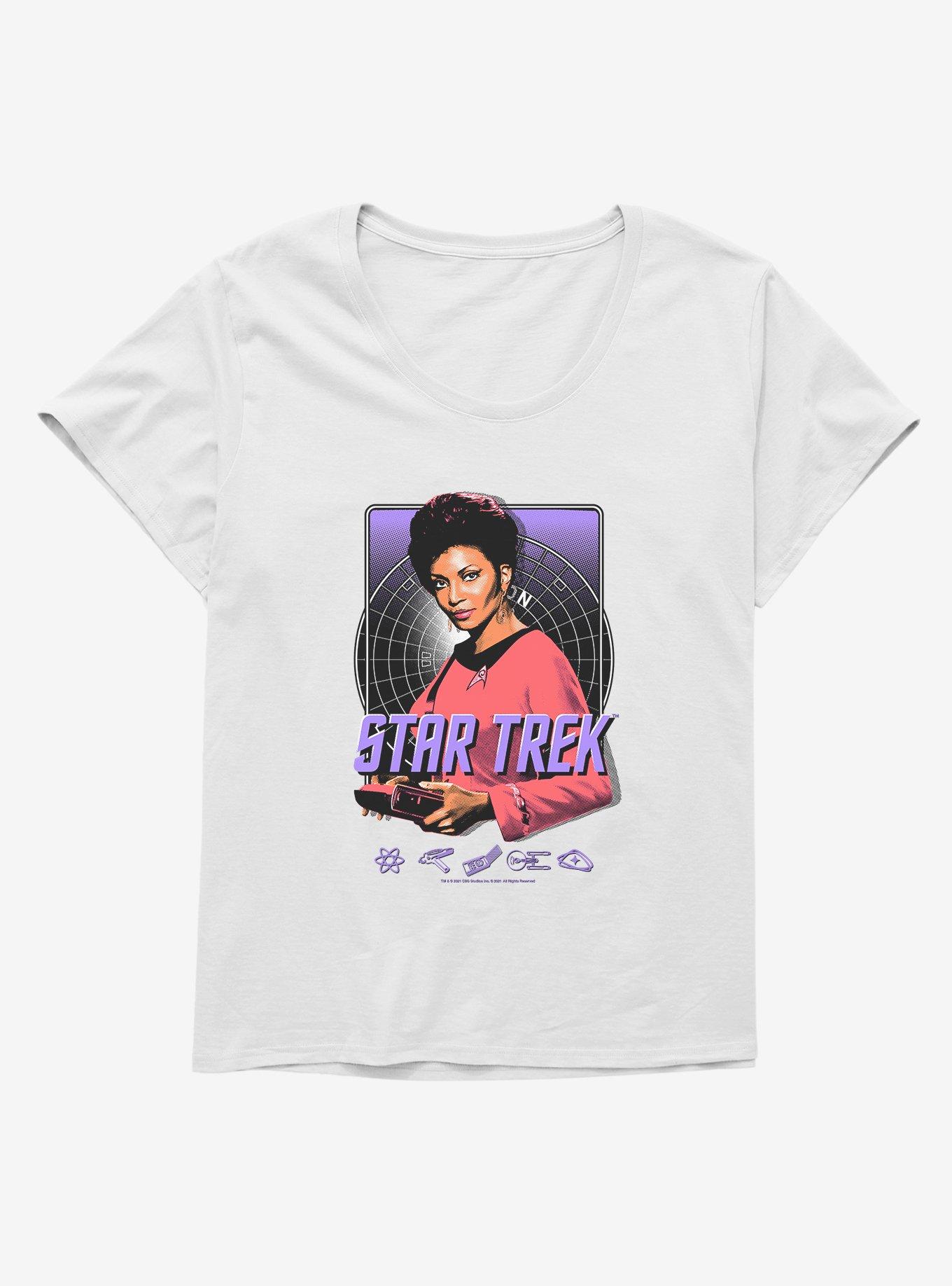 Star Trek Nyota Uhura Portrait Girls T-Shirt Plus
