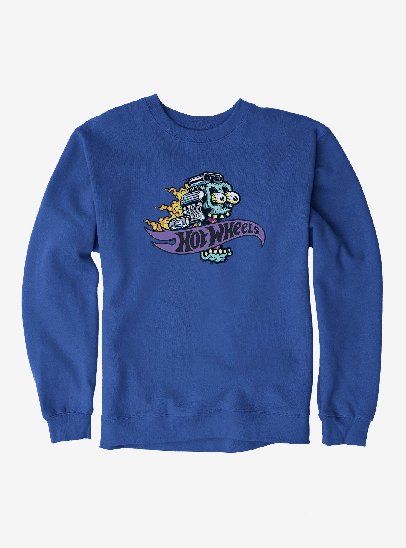 Hot Wheels Motor Head Sweatshirt, ROYAL BLUE, hi-res