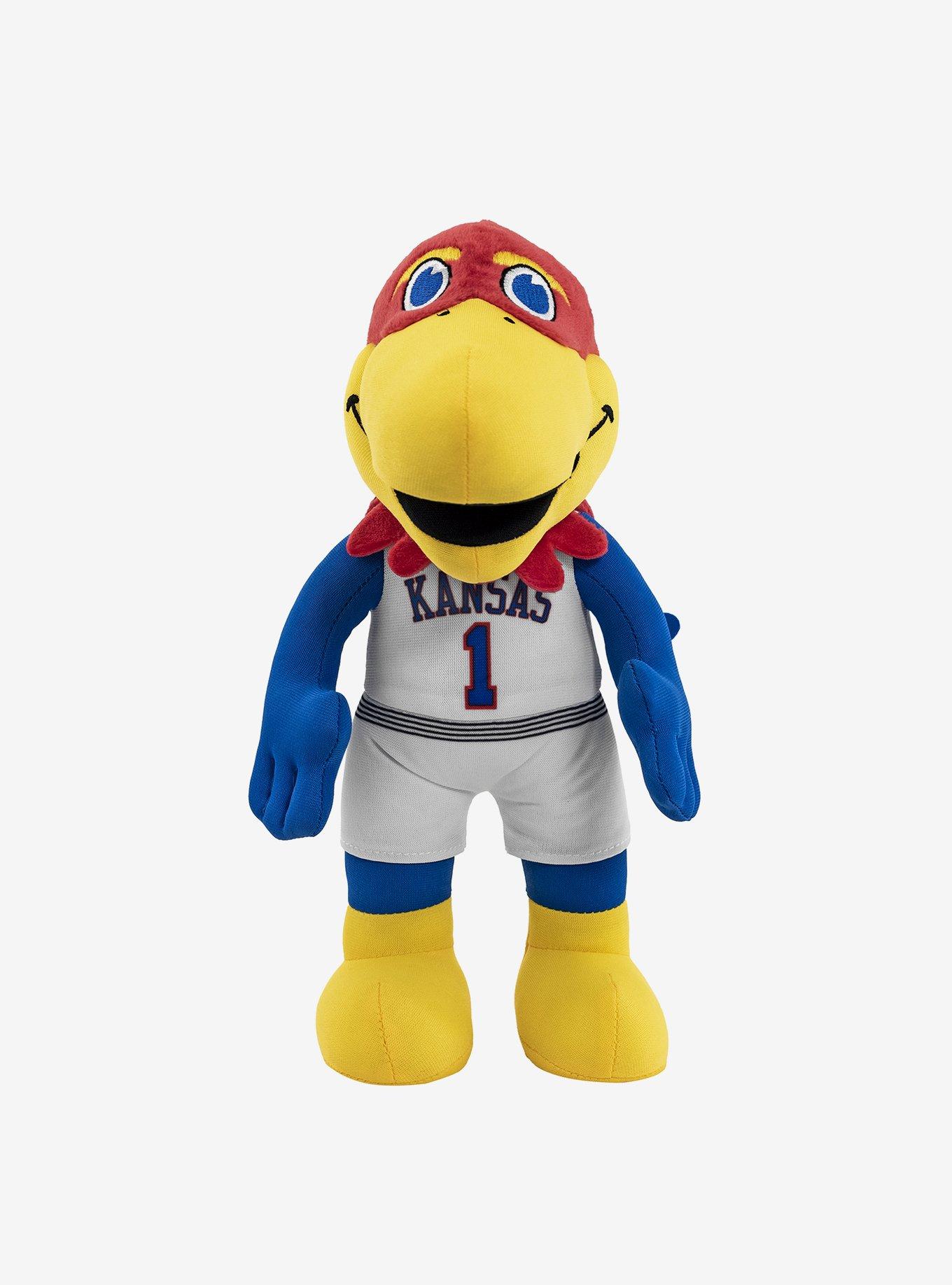 NCAA Kansas Jayhawks Big Jay 10" Bleacher Creatures Mascot Plush Figures, , hi-res