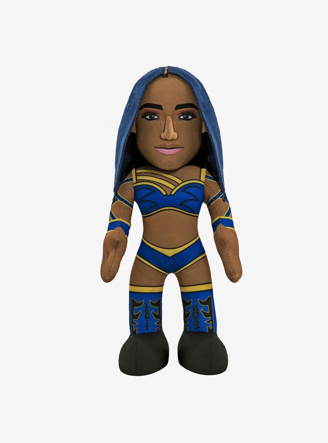 WWE Diva Sasha Banks 10" Bleacher Creatures Plush Figure, , hi-res