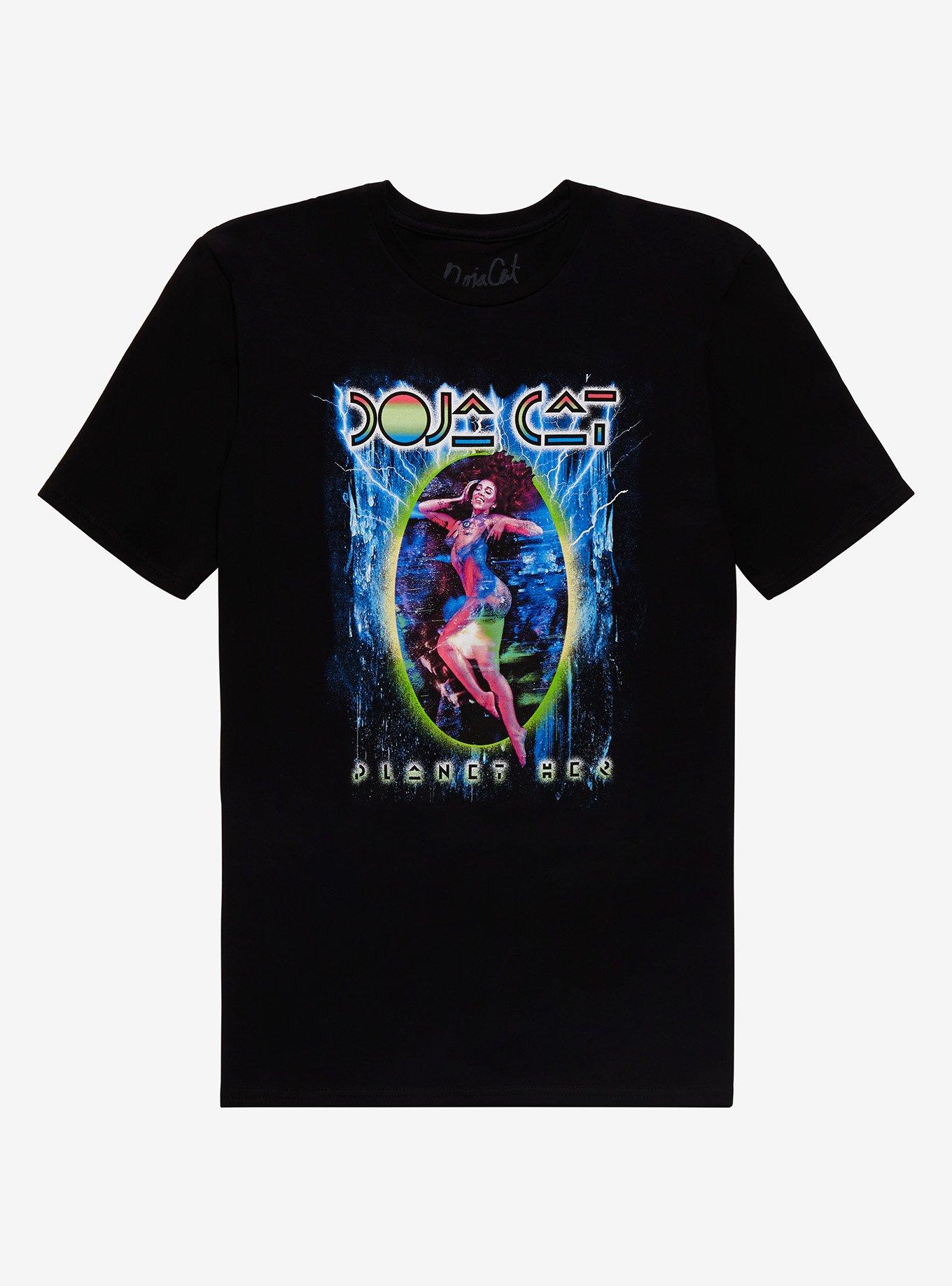 Doja Cat Planet Her T-Shirt, BLACK, hi-res