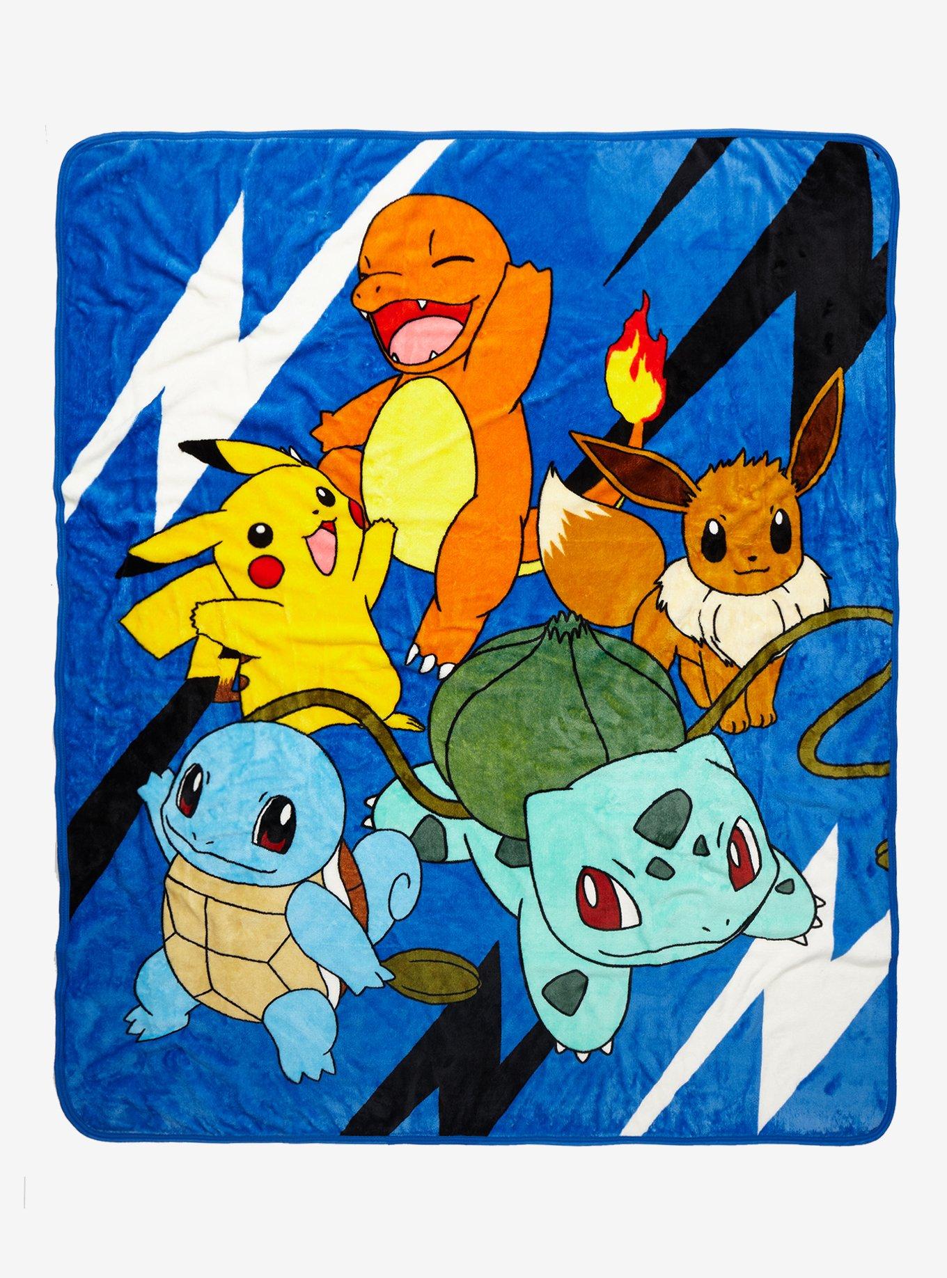 Pokemon Group Throw Blanket